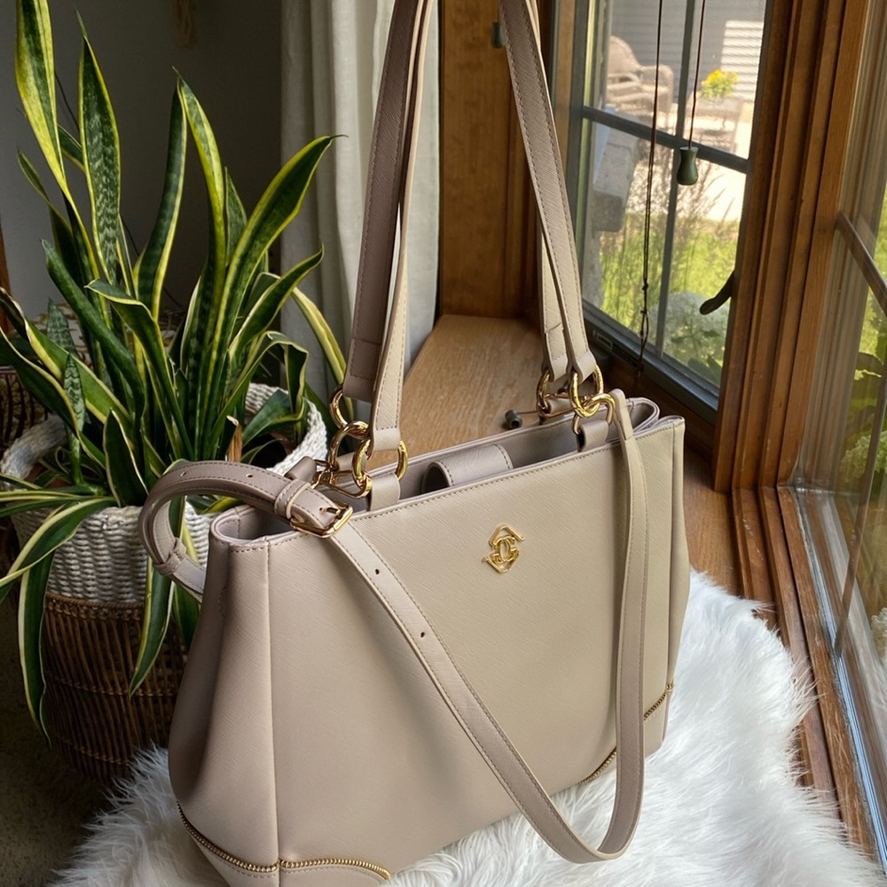 Michelle Tote in Taupe. NWOT